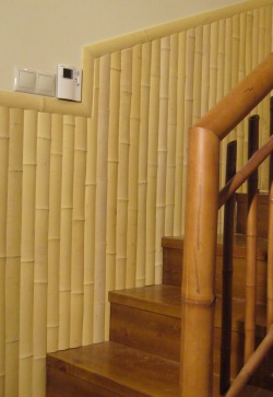 Stepenište od bambus lamperije