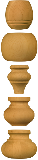 Drvene nogice za namještaj