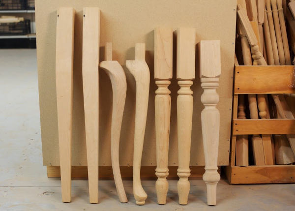 Drvene noge za stolove